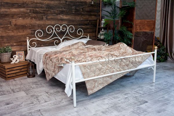 Кованая кровать Кармен с 1 спинкой (Francesco Rossi)